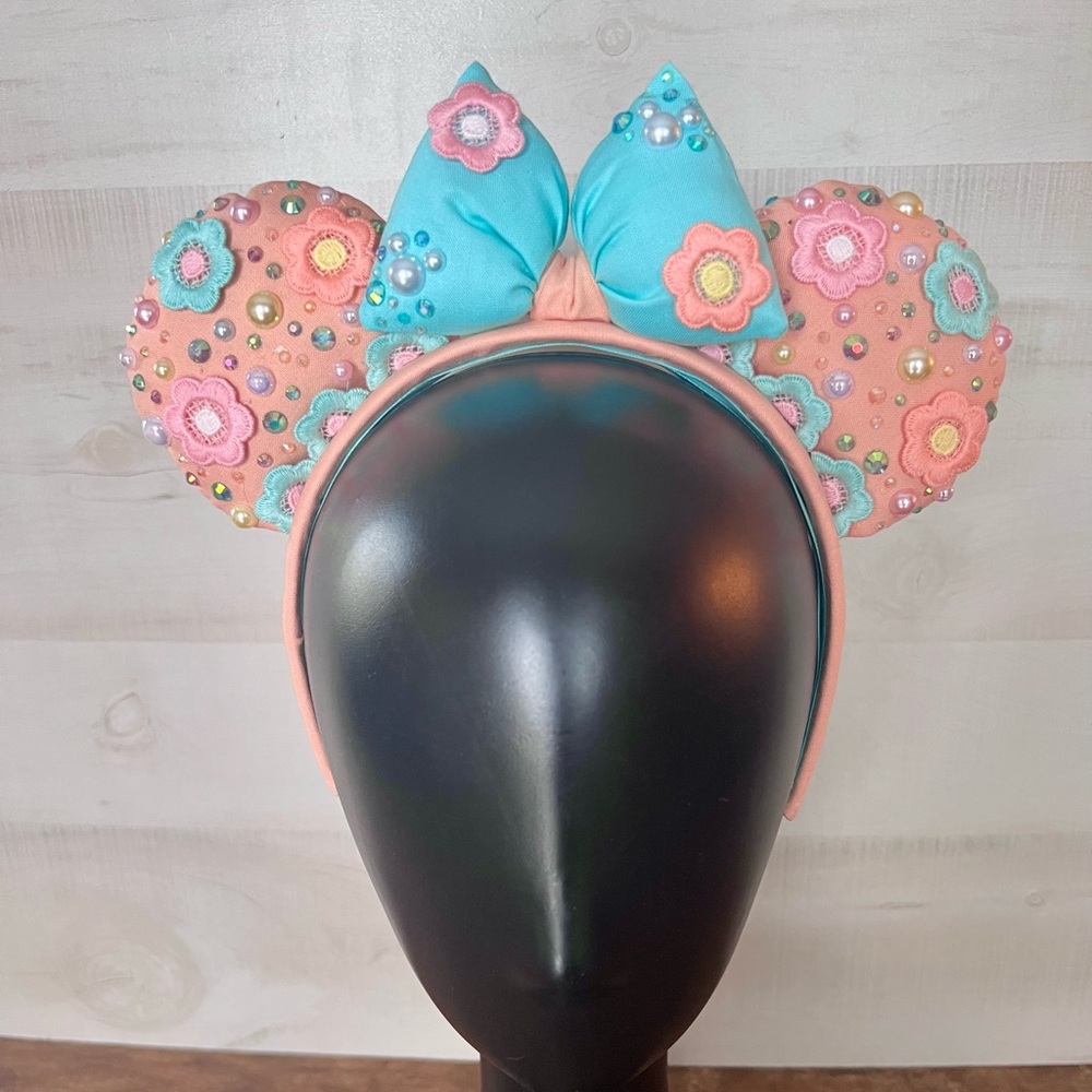 Pastel Flower Mickey Ears